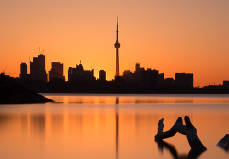 Toronto Skyline at Sunrise