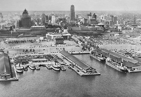 Toronto skyline 1949