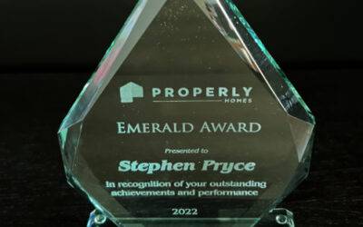 I’m very happy to receive this award from my Brokerage
