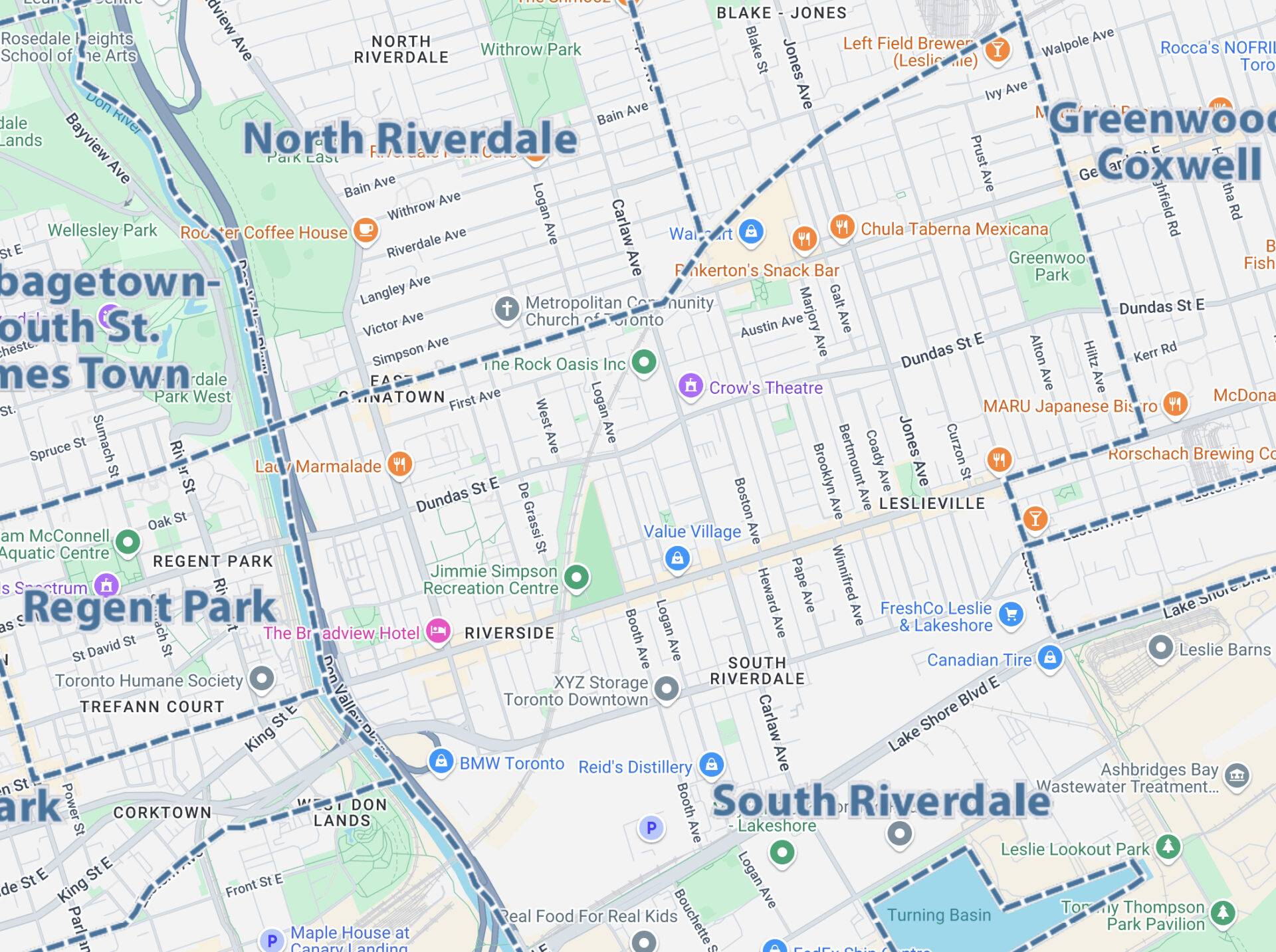 Riverdale map