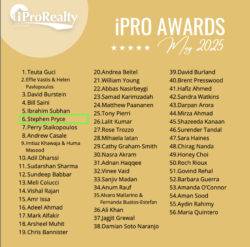 Top 6th performer for May 2025! Out of 3000 agents! 1 Awards 2
