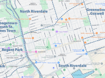 Riverdale Map
